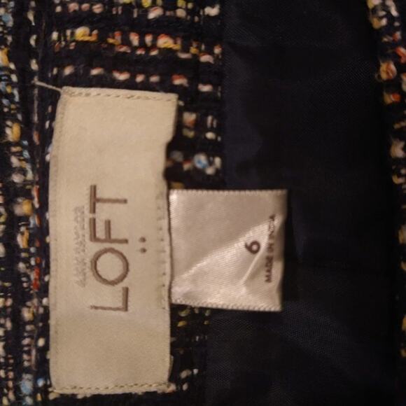 LOFT Boulce Variegated Pencil Skirt size‎ 6 - Picture 3 of 4